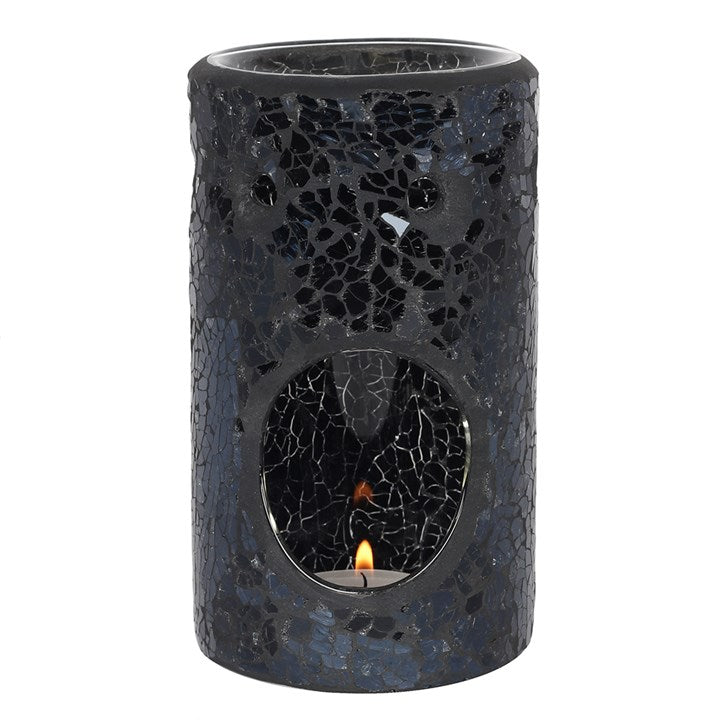 Pillar Crackle Black Burner