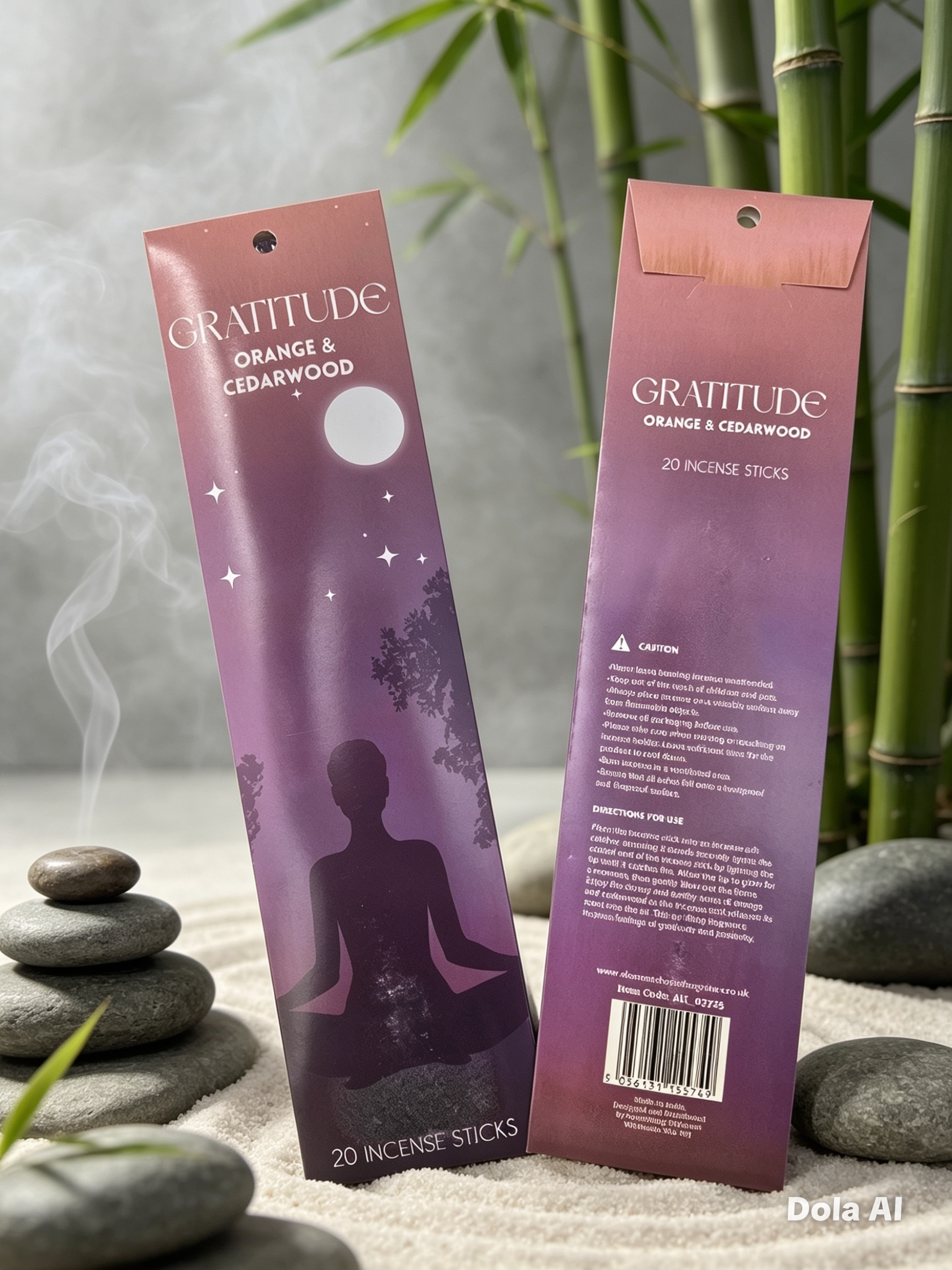Gratitude Incense Sticks - Orange & Cederwood