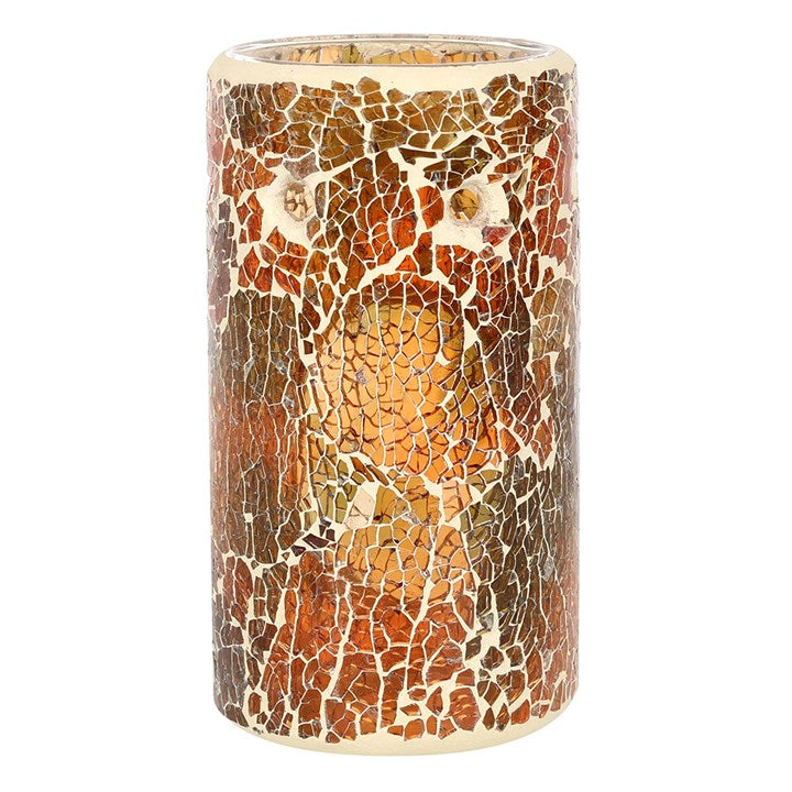 Pillar Crackle Brown Burner