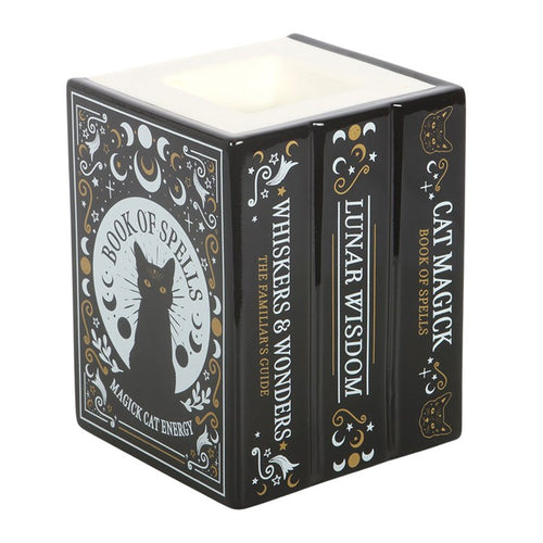 Black Cat Book of Spells Burner
