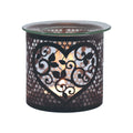 Lace Heart Multiway Black & Silver