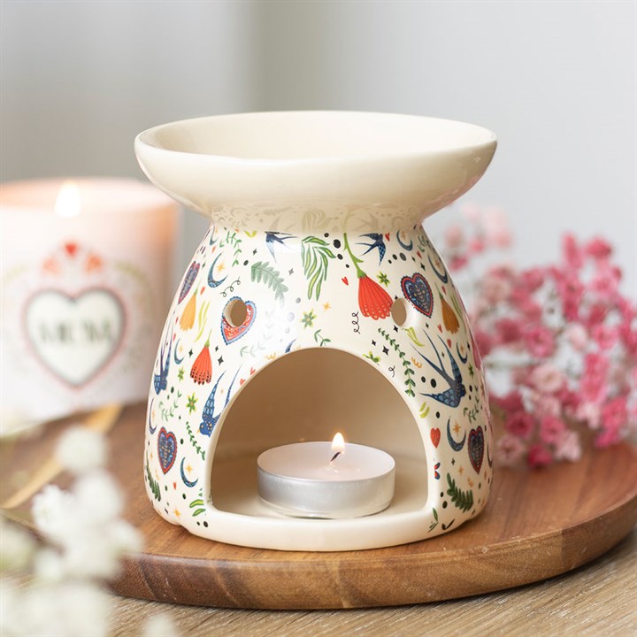 Cream Midnight Bloom Burner