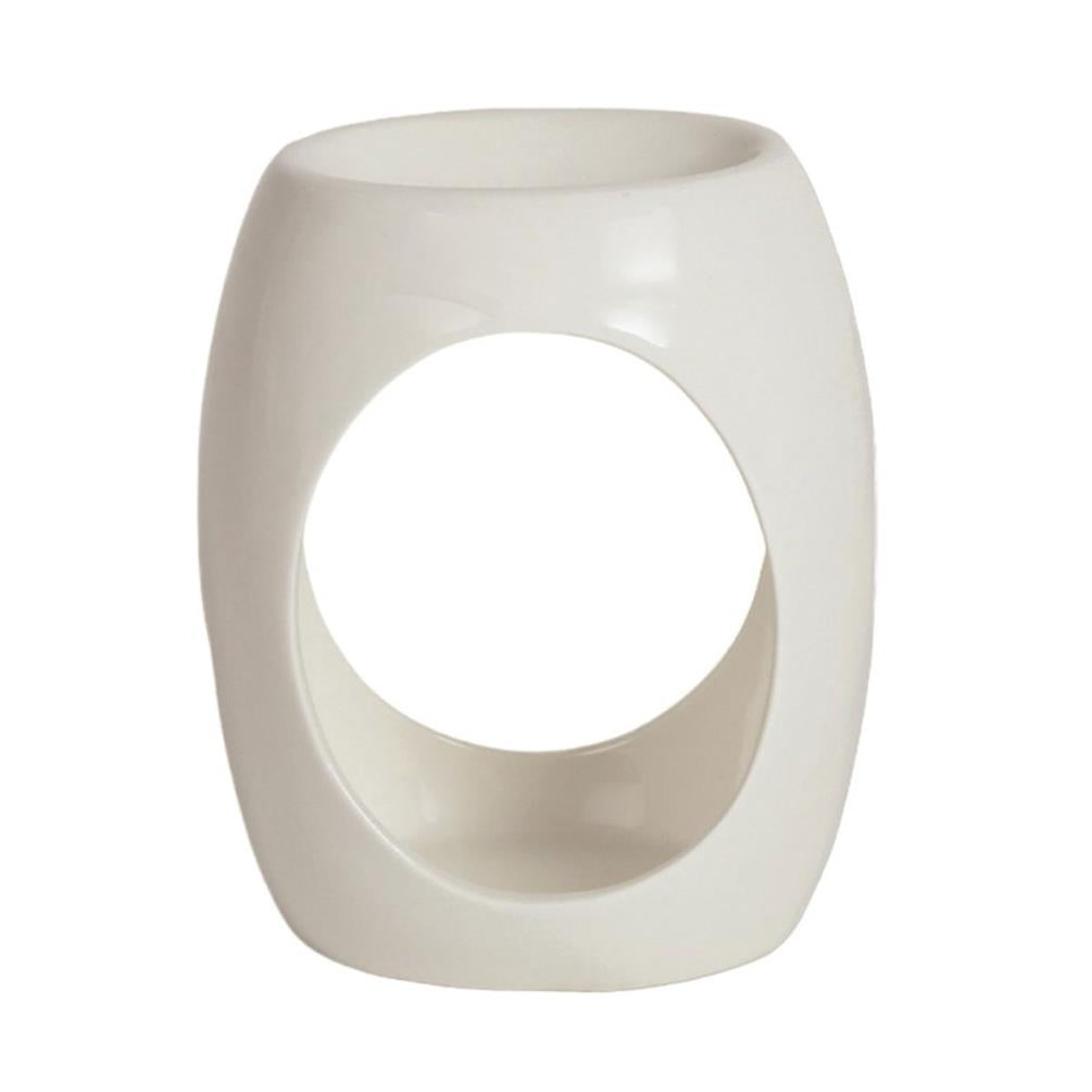 Oval White Burner