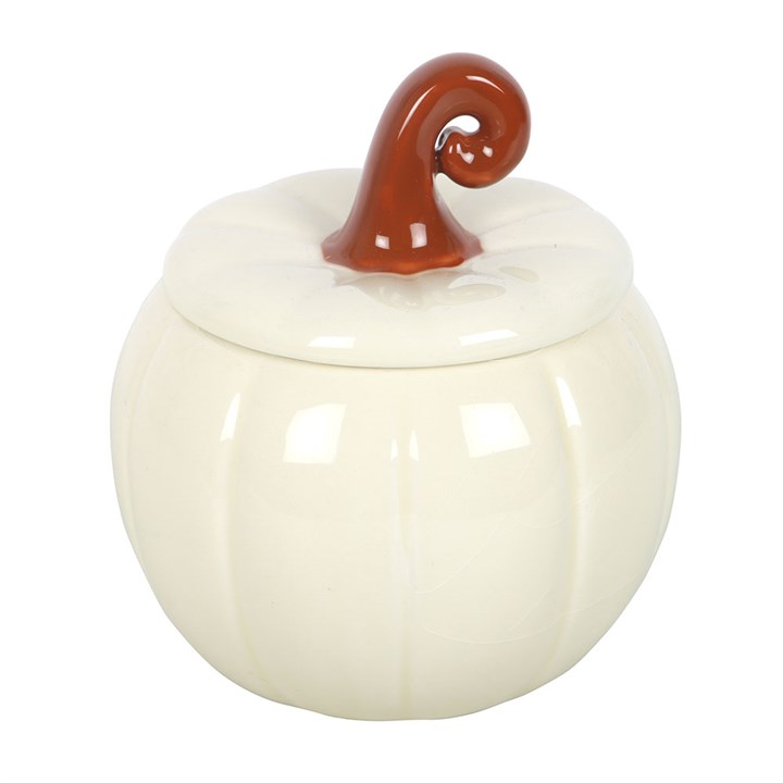 White Curly Pumpkin Burner