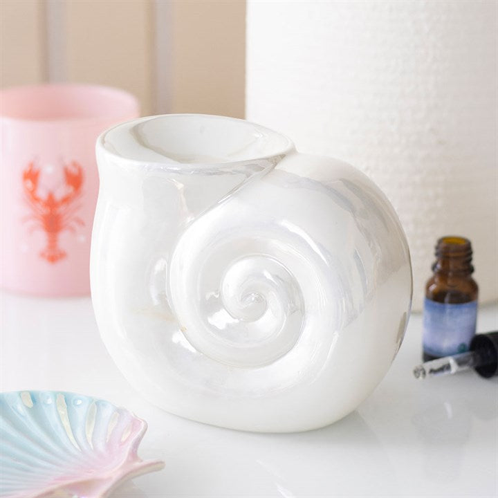 Pearlescent Spiral Shell Burner