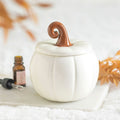 White Curly Pumpkin Burner