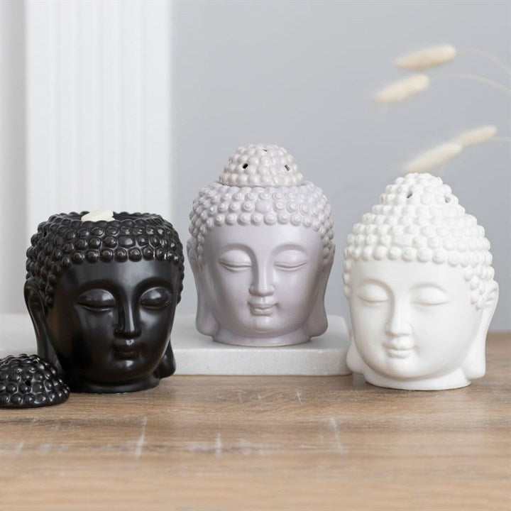 Grey Buddha Head