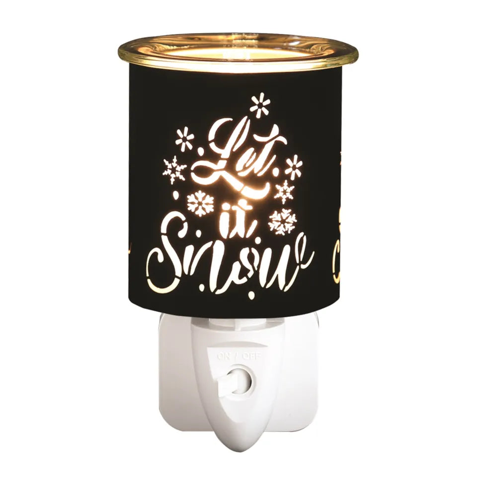 Let It Snow Black Plug In
