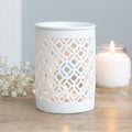 White Matte Lattice Burner
