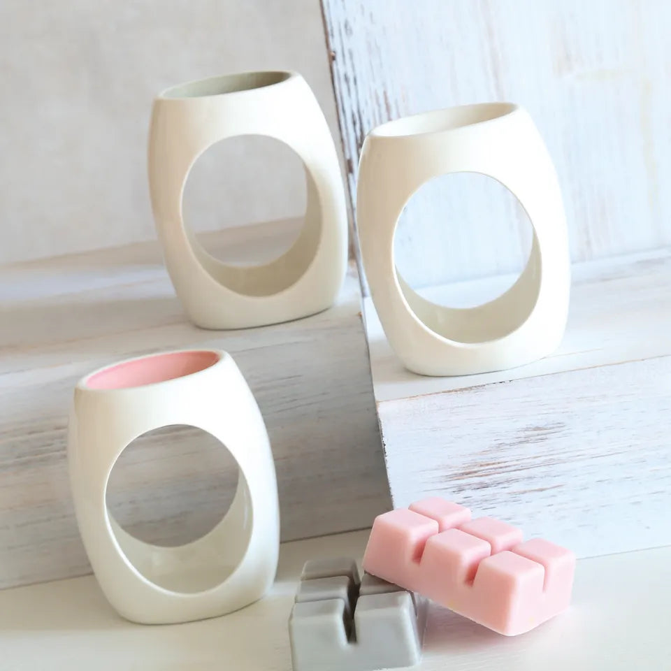 Oval White Burner