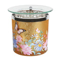 Orange Floral Glass Melter