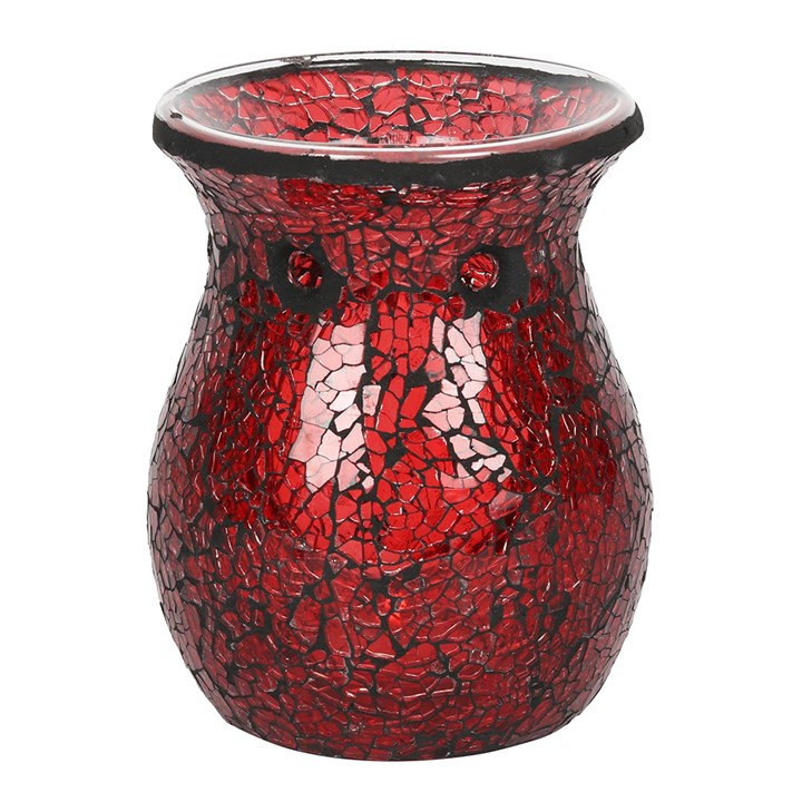 Large Red Crackle Burner