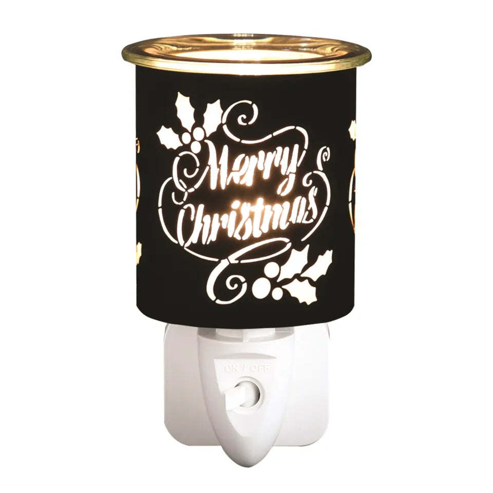 Merry Christmas Black Plug In