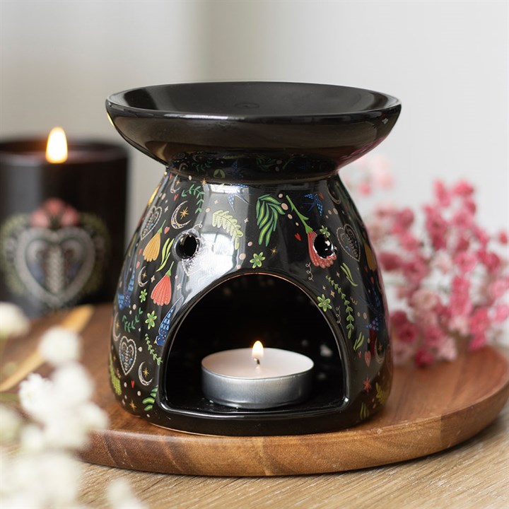 Black Midnight Bloom Burner