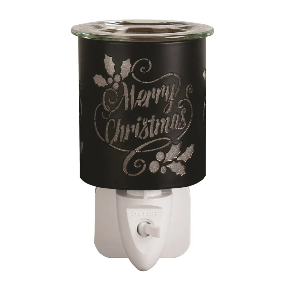 Merry Christmas Black Plug In