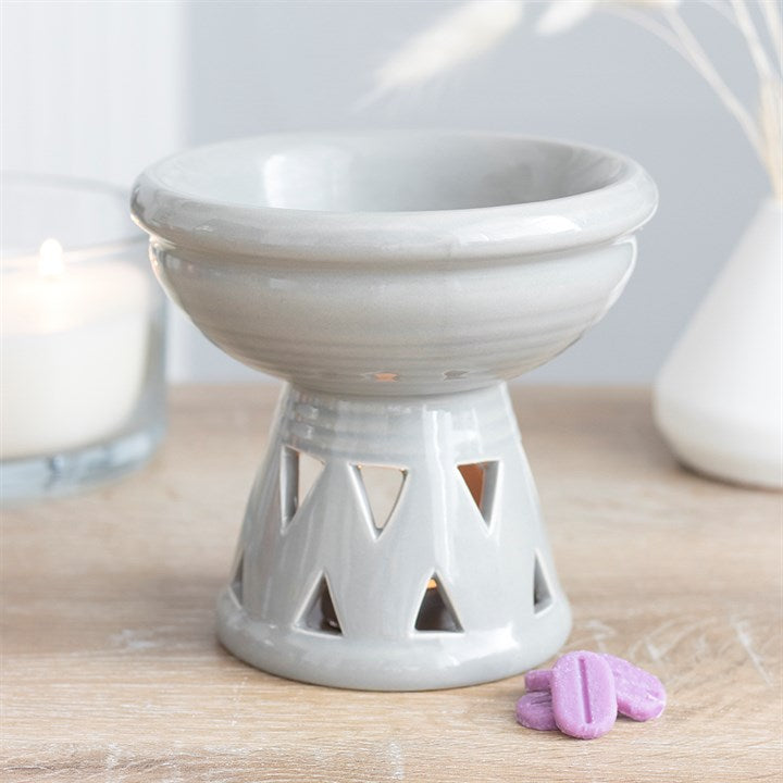 Grey Deep Dish Burner