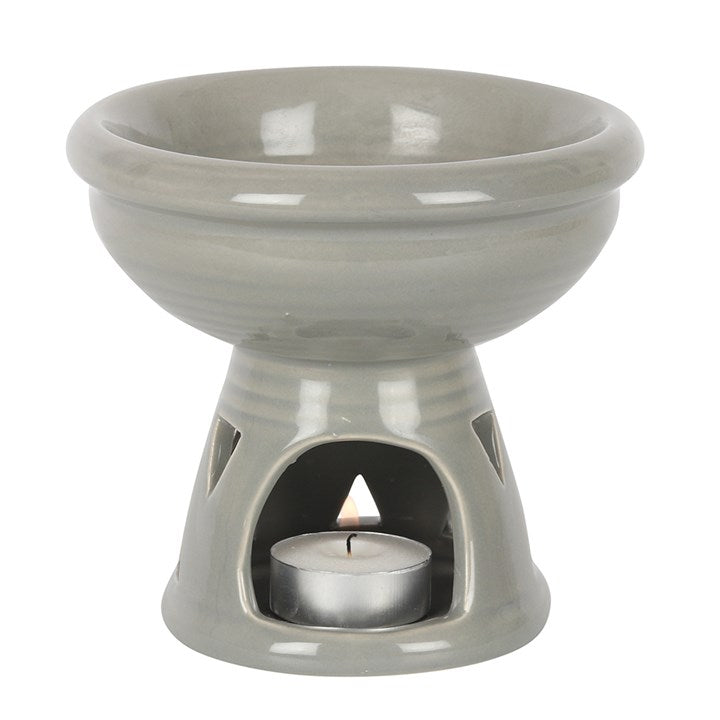 Grey Deep Dish Burner