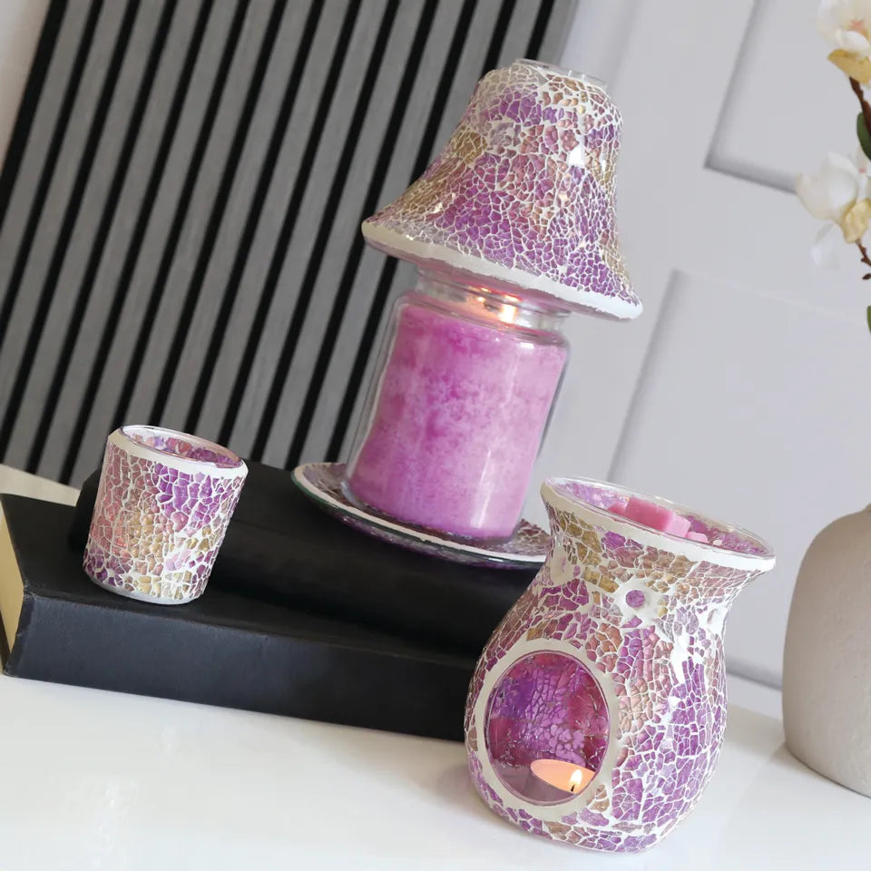 Purple & Gold Crackle