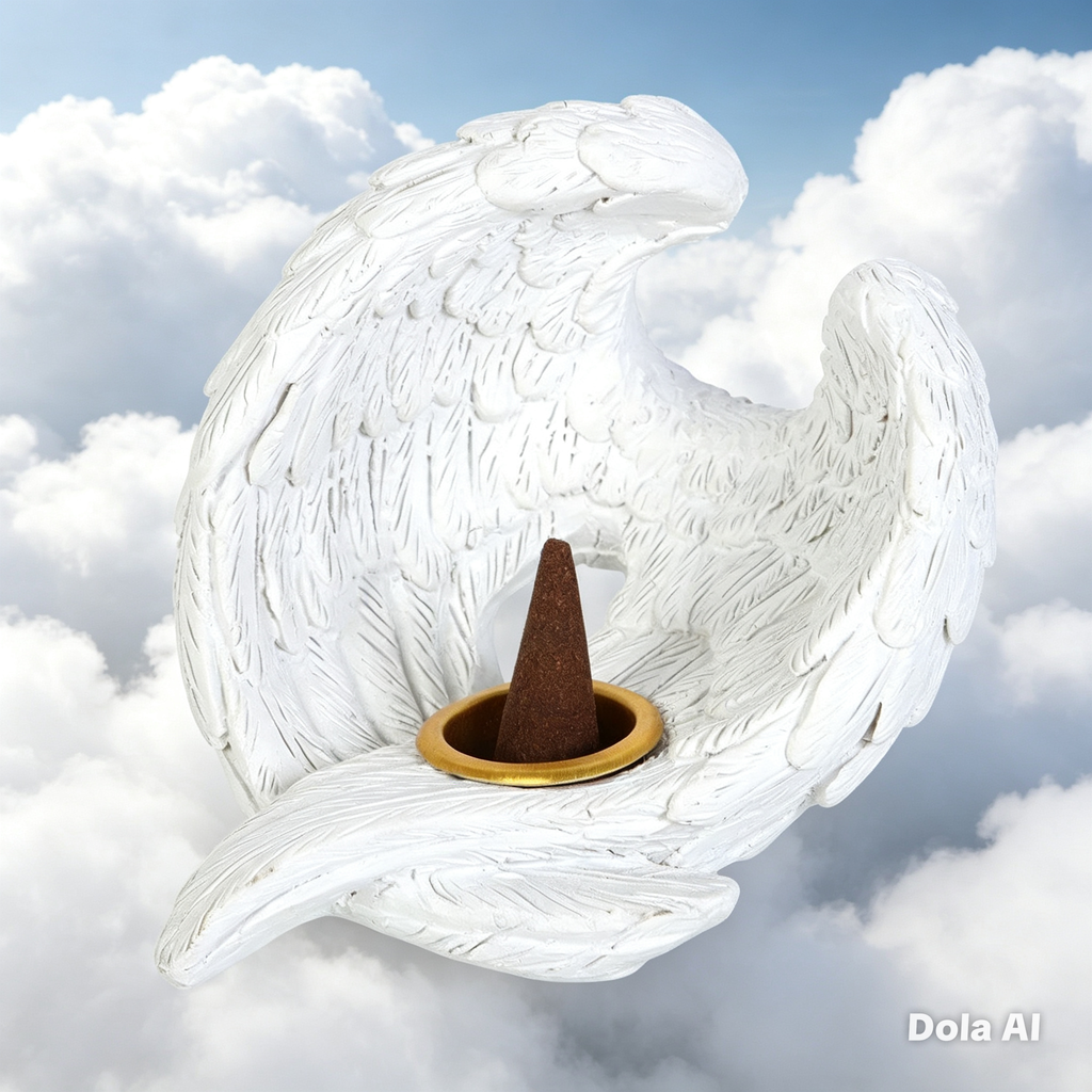 Angel Wing Incense Cone Holder