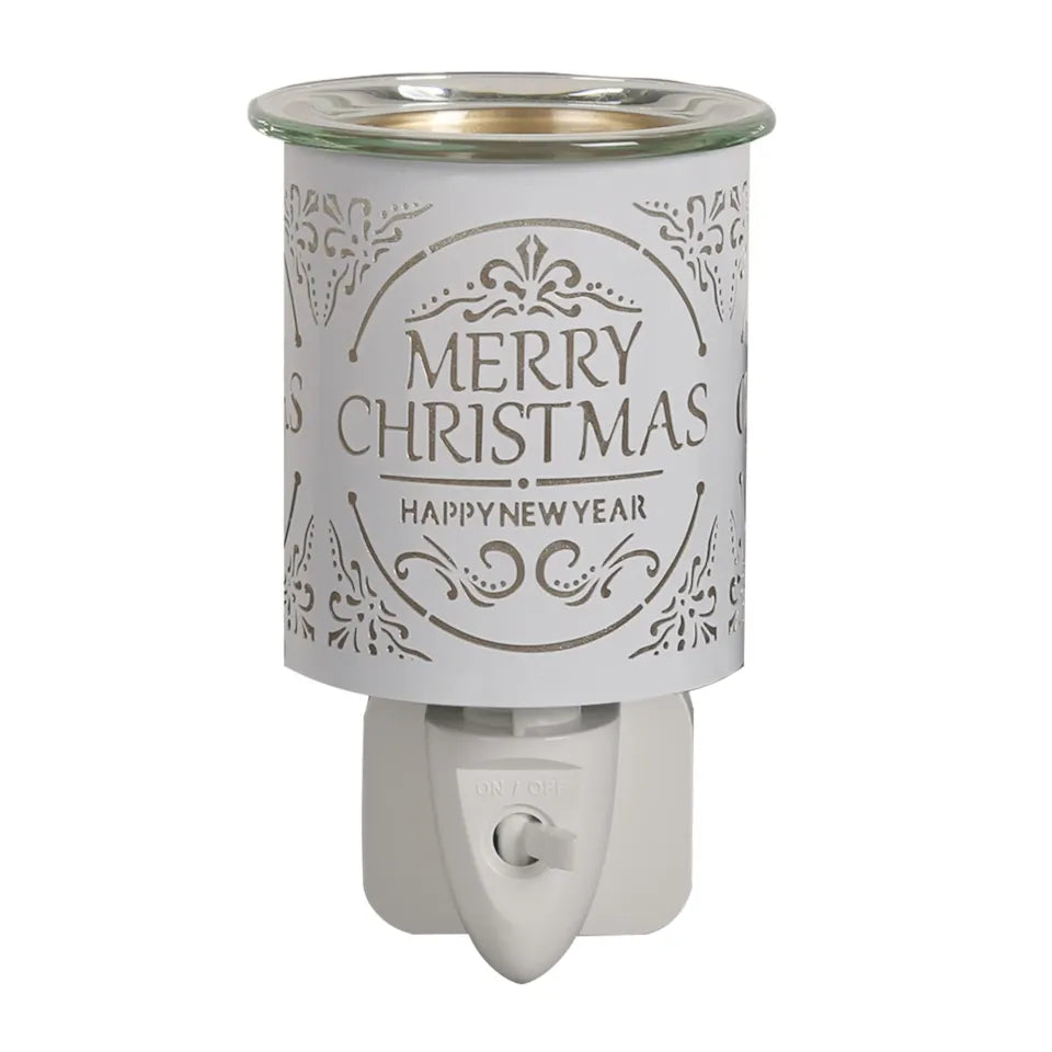 Merry Christmas & HNY White Plug In
