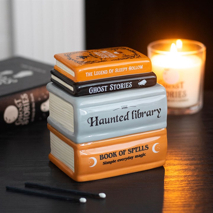 Haunted Library Book Burner