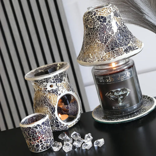Black & Gold Crackle Melter