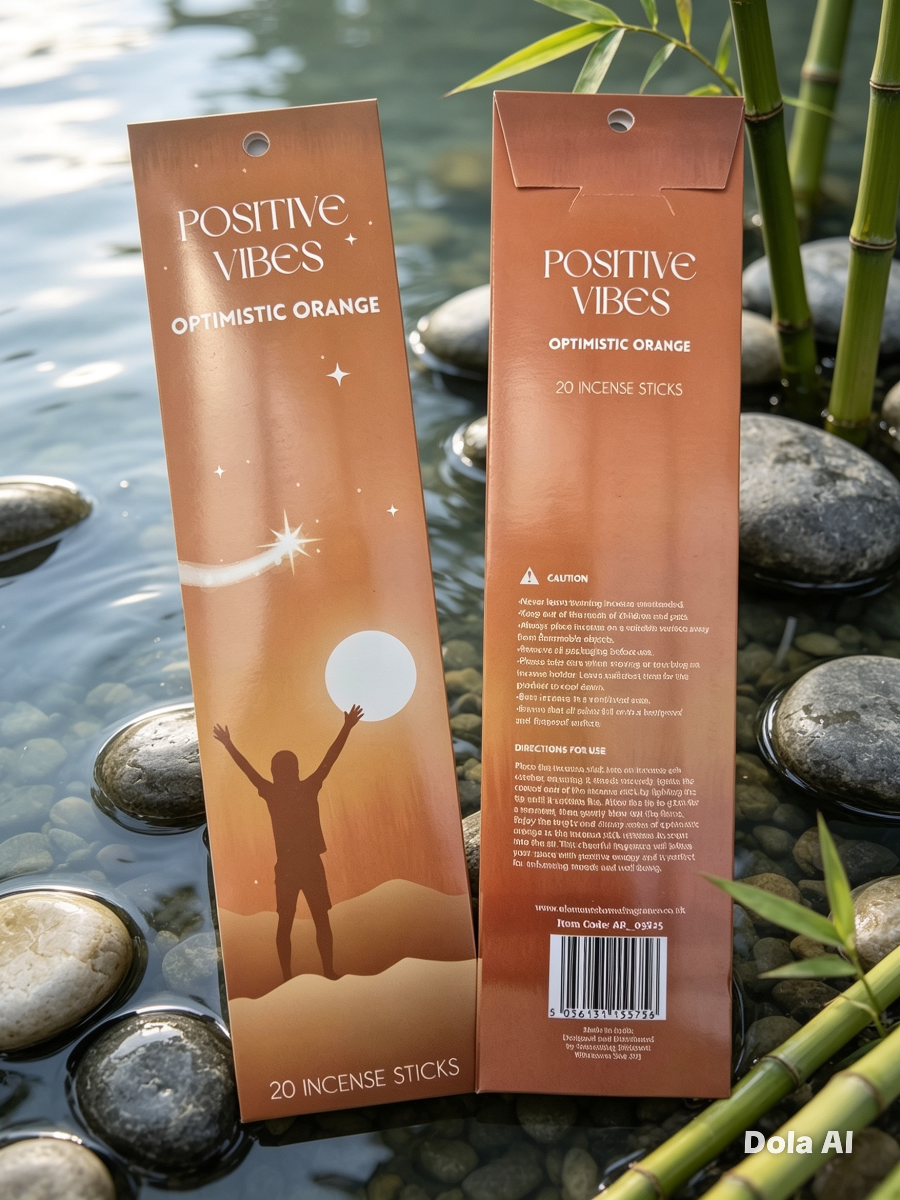 Positive Vibes Incense Sticks - Optimistic Orange