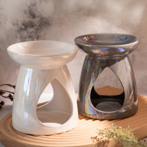 Large Grey Pearlescent Burner