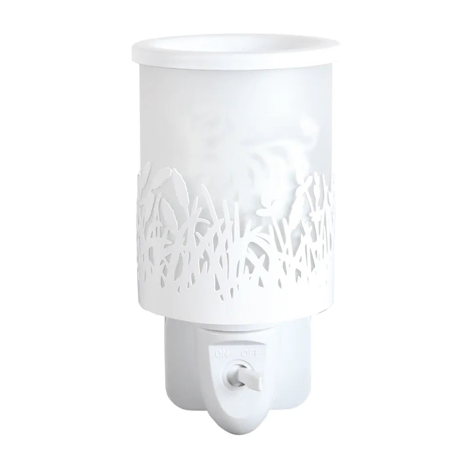 White Shadow Highland Cow Plug In