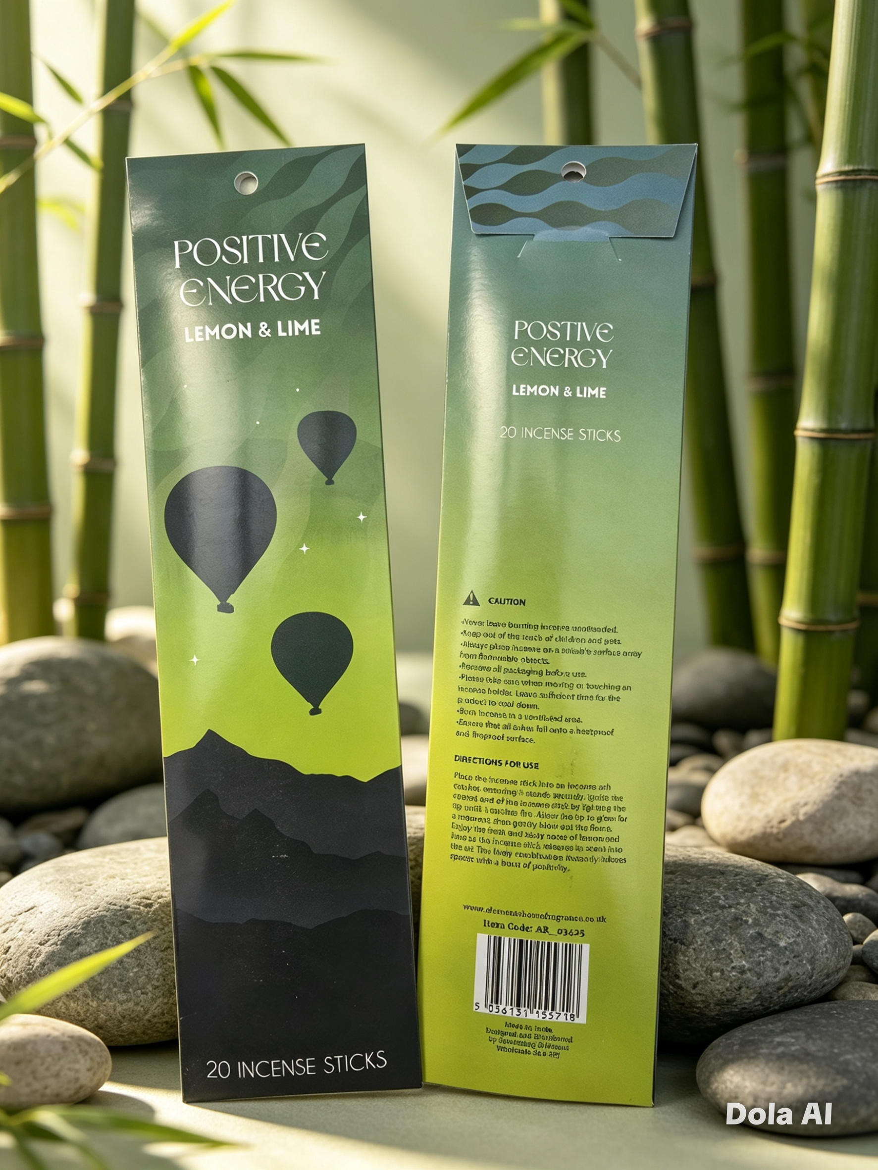 Positive Energy Incense Sticks - Lemon & Lime