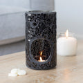 Pillar Crackle Black Burner