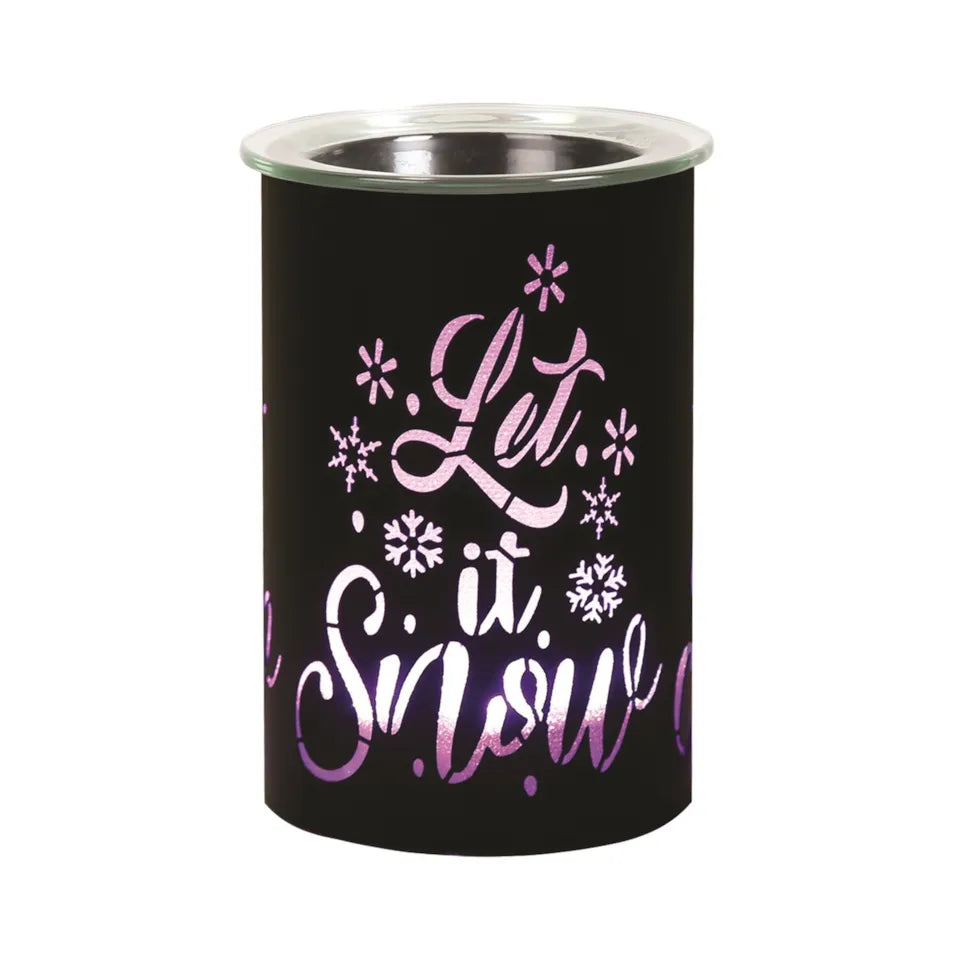 Black LED C/C Let It Snow Melter