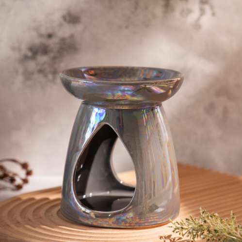 Large Grey Pearlescent Burner