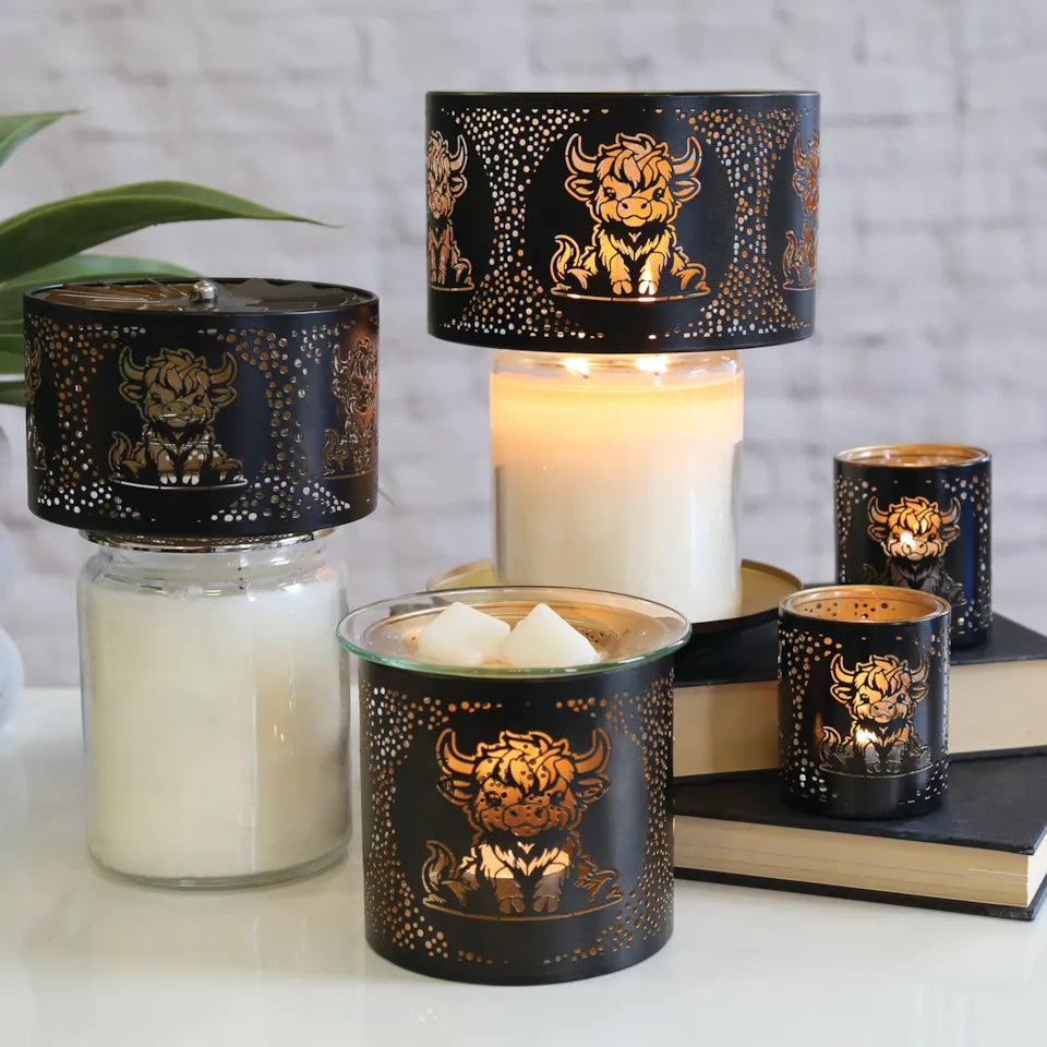 Highland Cow Multiway Black & Gold