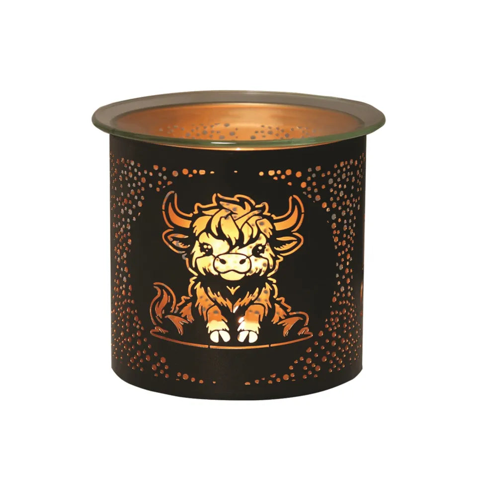 Highland Cow Multiway Black & Gold