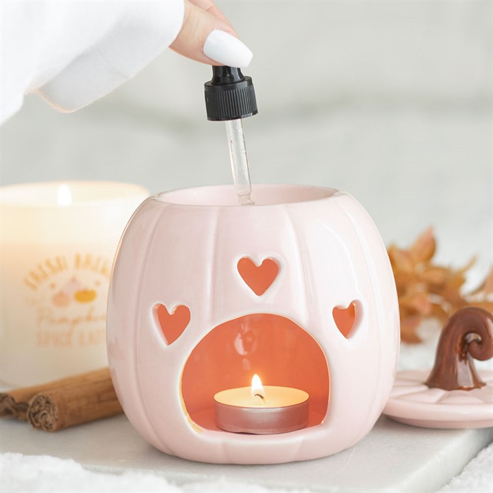 Pink Curly Pumpkin Burner